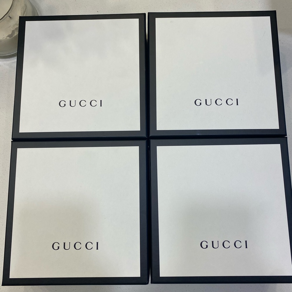 Authentic Gucci Boxes with Dust Bag and Ribbon